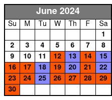 Tour Contrast of New York June Schedule