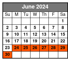 Manhattan Island Cruise June Schedule