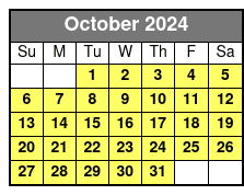 Manhattan Island Cruise October Schedule