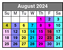 Sailing Tour New York August Schedule