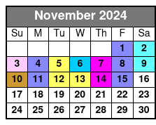 Sailing Tour New York November Schedule