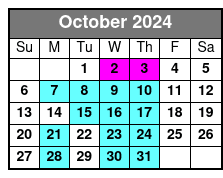 Summit Non-Peak Q2 October Schedule