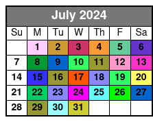 Ultimate Manhattan Sightseeing July Schedule