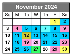 Ultimate Manhattan Sightseeing November Schedule