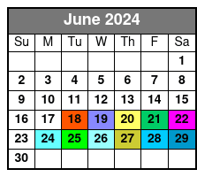 Manhattan, Brooklyn and Staten June Schedule