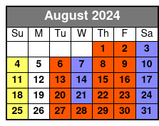 Central Orchestra August Schedule