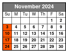 General November Schedule