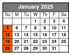General January Schedule