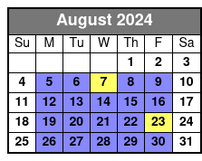 Meet in Manhattan (Ferry) August Schedule