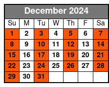 Grand Central Terminal (Eng) December Schedule