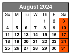 Harlem Saturday Gospel/Brunch August Schedule
