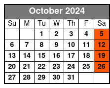 Harlem Saturday Gospel/Brunch October Schedule