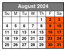 Must-See Manhattan August Schedule