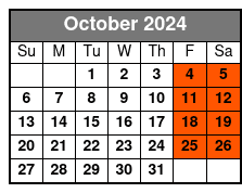 Must-See Manhattan October Schedule