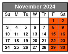 Must-See Manhattan November Schedule