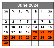 Intrepid Museum June Schedule