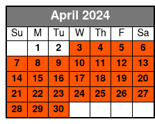 Landmarks Cruise April Schedule