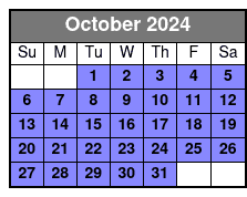 Landmarks Cruise October Schedule