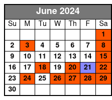 New York Lunch Cruise June Schedule