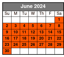 3 Day All City Pass and Cruise June Schedule