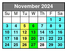 Morning Tours November Schedule