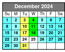 Morning Tours December Schedule
