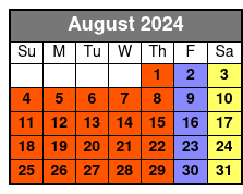 Balcony August Schedule