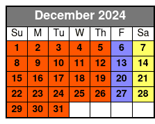 Balcony December Schedule