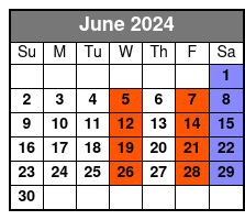 10am Tour June Schedule