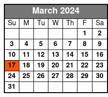 2pm Tour March Schedule