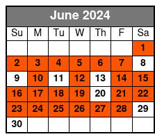 Everyday 3P.M. - 4pm June Schedule