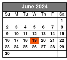 10am Departure June Schedule