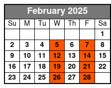 General February Schedule