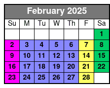 11:00 February Schedule
