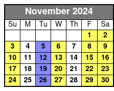 2:30pm November Schedule