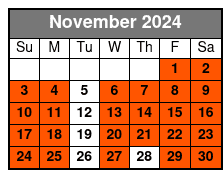 Triple Play November Schedule