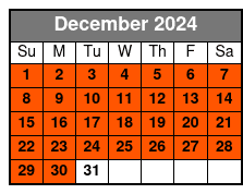 Walking Tour & Owo Combination December Schedule