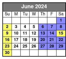Brooklyn Tour (In English) June Schedule