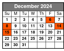 7pm December Schedule