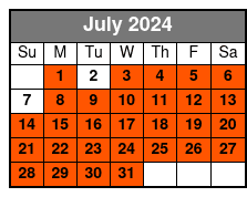 11am TriBeCa July Schedule