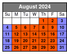 Long Ride with Photostop August Schedule