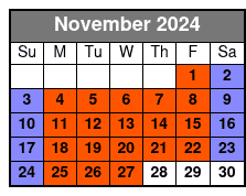 Long Ride with Photostop November Schedule