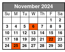 Nueva York a Filadelfia Y Los Amish En Castellano November Schedule