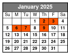 Nueva York a Filadelfia Y Los Amish En Castellano January Schedule