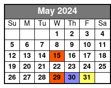 Moonshine May Schedule