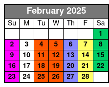 Moonshine February Schedule
