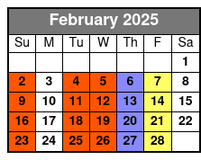 Pirates February Schedule
