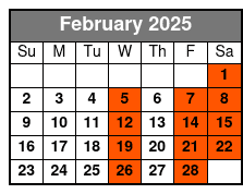 Customized Facial February Schedule