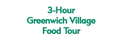 3-Hour Greenwich Village Food Tour 2024 Schedule